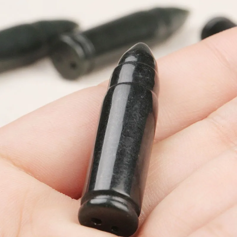 Piedra натуральный Hetian bala colgante moda hombres воротник COLGANTE joyeria regalos
