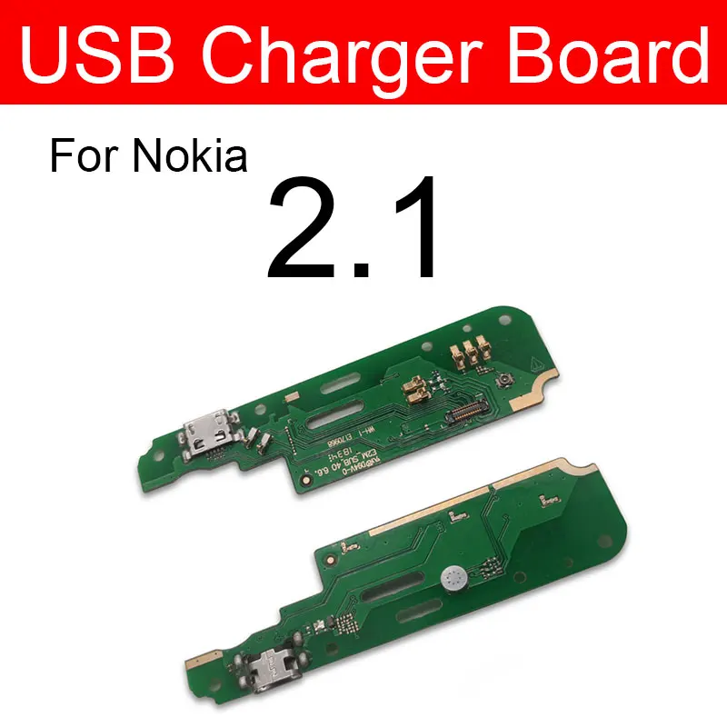 Charger USB Jack Board For Nokia 2 2.1 3 3.1 Plus 5 5.1 6 6.1 7 7.1 Plus 8 Charging USB Port Board Module Replacement Parts - Цвет: For Nokia 2.1