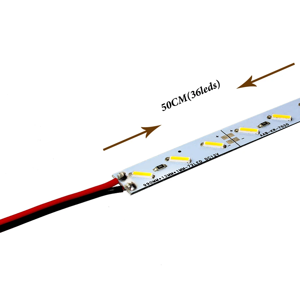 luzes tiras rígidas de luzes alumínio para armário de branco quente ou