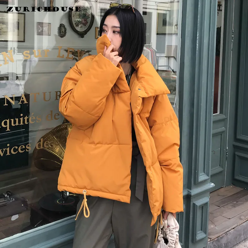 Женская Стеганая куртка ZURICHOUSE Harajuku Повседневная утепленная с подкладкой размера
