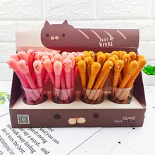 48 шт./упак. мультфильм животных друзей Гелевая Ручка-роллер ручка знак ручка на водных чернилах канцелярские принадлежности для школьников подарок