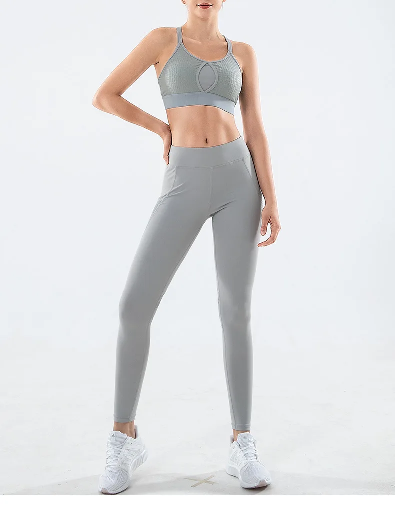 Плюс размер Спортивная одежда девушки спортивный костюм для женщин тренажерный зал одежды для йоги для женщин 2 шт. тренировки комплект костюм для фитнеса женские бесшовные yoga комплект