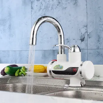 

3000W Instant Electric Shower Water Heater Instant Hot Faucet Kitchen Electric Tap Water Heating Instantaneous Water Heater