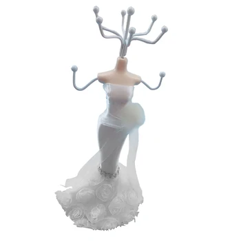 

Earrings Necklace Display Stand Female Model Jewelry Organizer Home Decor