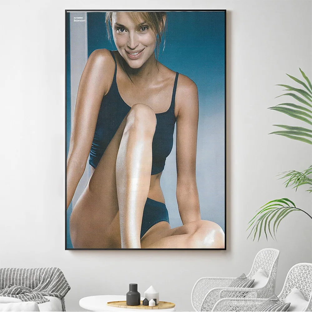 

Silk Cloth Wall Poster Nivea Sexy Model Star Art Home Decoration Gift
