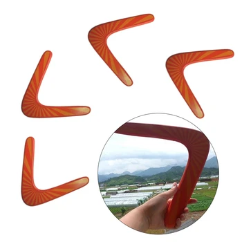 

1 Piece Wooden High Quality Classic V Shape Flying Disc Flying Saucer Toys Popular Child Outdoor Toys