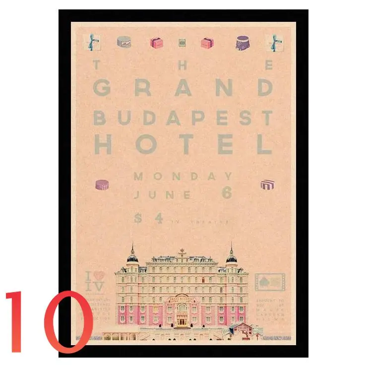Идеальный JL Grand Budapest отель винтажные Плакаты для домашнего декора крафт-бумага высокого качества плакат стикер стены BDLS01