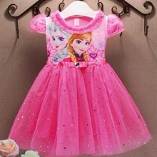 Платья для девочек летняя брендовая детская одежда для малышей платья принцесс Анны и Эльзы костюм героев мультфильма «Холодное сердце» для маскарада карнавала одежда для детей для вечеринки новогодняя одежда