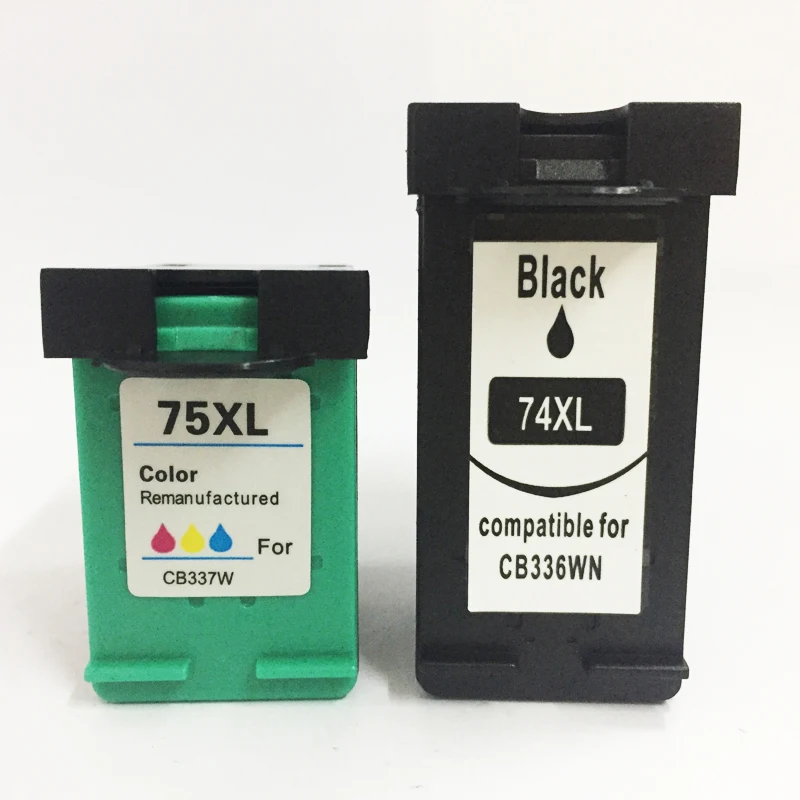 Сменный чернильный картридж Einkshop 74 75 XL для HP 74xl 75XL hp Photosmart C4200 C4280 C4345 C4380 C4385 C4480 J5780