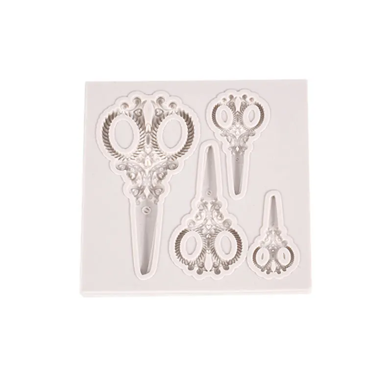 Для дома и кухни золотой подарок силиконовые ножницы формы для торта винтажный