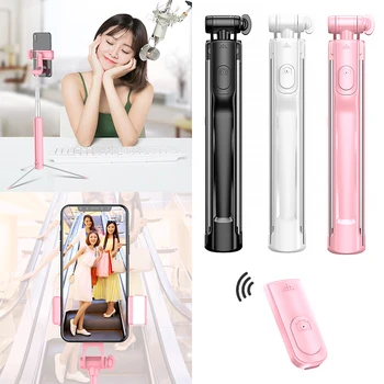 

3 in 1 Wireless Bluetooth Selfie Stick For Android Foldable Handheld Monopod Shutter Remote Extendable Mini Tripod For iPhone