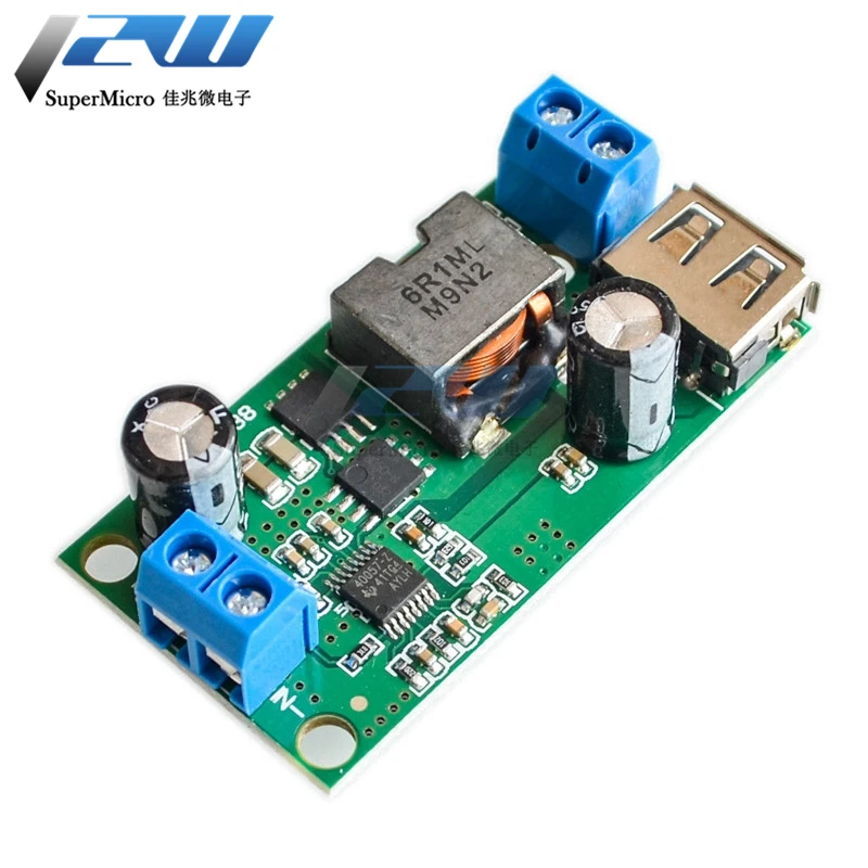 5A step-down module 9V/12V/24v/36V to 5V DCDC high-power automotive regulated power converter | Обустройство дома
