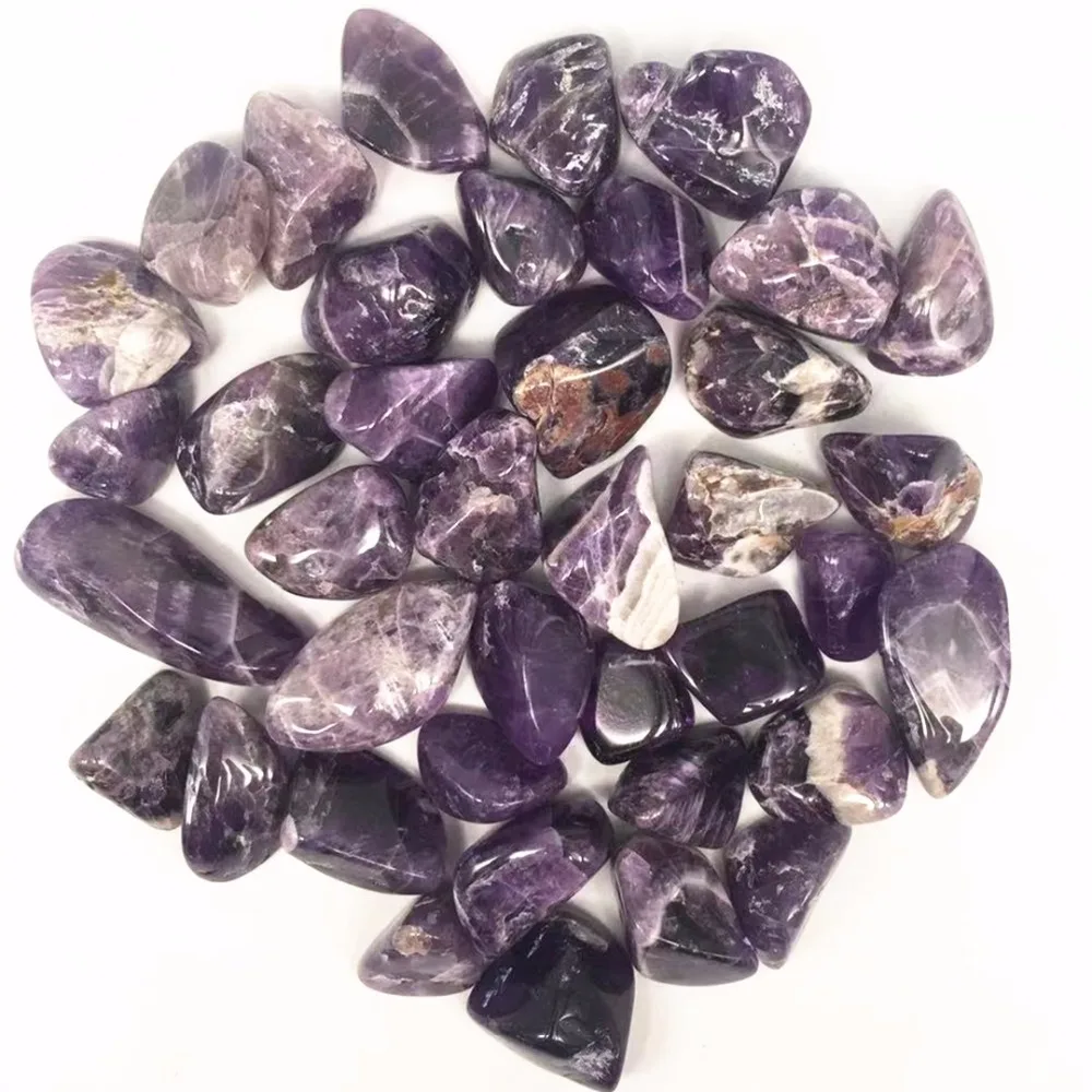 Dream amethyst tumbled stones (2)