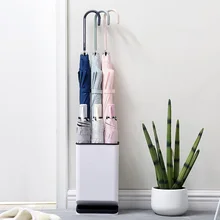Umbrella Rain Stand Rack Entryway Draining Can Storage Holder With 6 Slots For Indoor Home Hallway Entryway Office Decor Storage