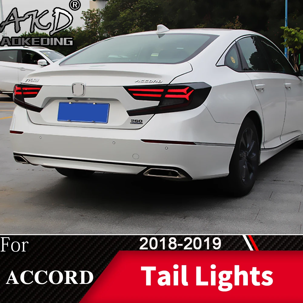 Задний фонарь для автомобиля HONDA ACCORD- светодиодный задние фары, противотуманные фары Дневные ходовые огни DRL Тюнинг автомобилей Автомобильные аксессуары