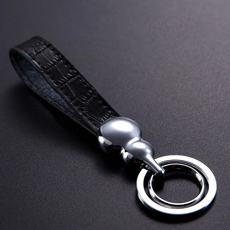 Silver without box Металлический брелок в форме тыквы, кожаный брелок, автомобильный брелок, кольца, Стайлинг для Mitsubishi Outlander Pajero hyundai Verna Elantra Honda CRV - Название цвета: Silver without box