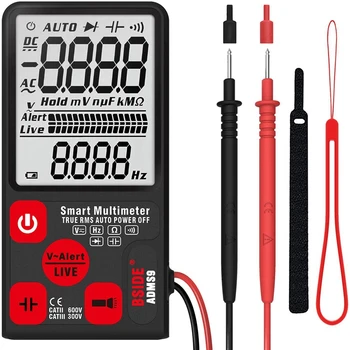 

BSIDE ADMS9 Mini Digital Multimeter Tester Voltmeter Ohm Resistance NCV Continuity Test