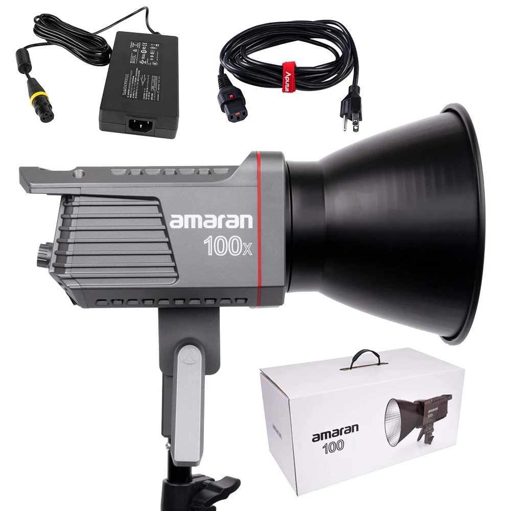 Aputure Amaran 100X 200X 100D 200D Bi-Color 2700-6500K светодиодный Video Bluetooth управление через приложение для камеры видеоинтервью