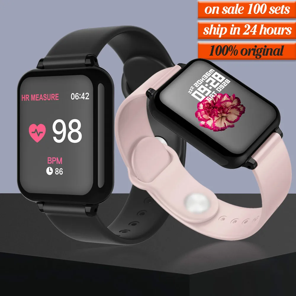 

New B57 Smart Watch Bracelet IP67 Waterproof Heart Rate Monitor Blood Pressure Fitness Tracker Women Men Sport Wearable Watch