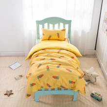 Комплект постельного белья из 3 предметов для малышей; Комплект постельного белья с рисунком принцессы из мультфильма; наволочка; простыня; пододеяльник без наполнителя