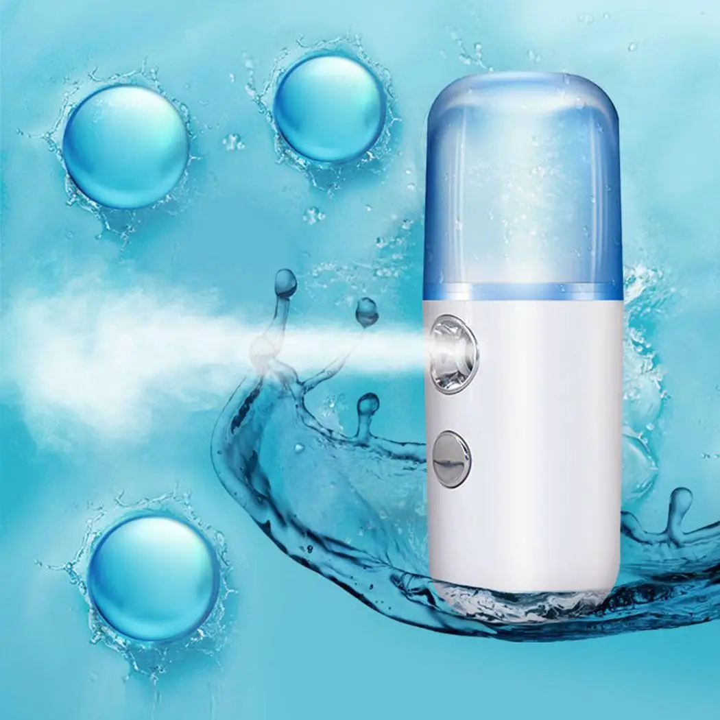 

30ml Face Sprayer Cool Mist Facial Steamer Deep Hydrating Home Travel Portable Face Steaming Device Humidification Atomization