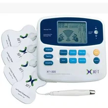 Xft-320 cuerpo cuidado de la salud masajeador Dual Tens Digital terapia acupuntura Massageador dispositivo estimulador