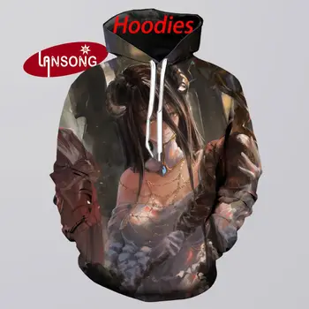 

3d print hip hop streetwear overlord anime new hoodies suit mens sweashirts/pants jacket men short winter hooded homme clothes