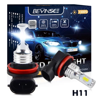 

12V 6500K 3000LM 100W H11 LED Fog Lamp CSP H1 H3 H4/9003/HB2 H7 H9 H11 9005 HB3 9006 HB4 H27 880 881 Auto Fog Lamp Car Fog Light