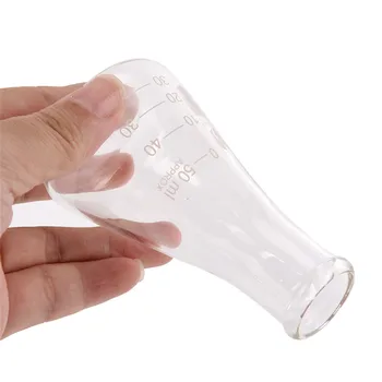 

Glass Erlenmeyer Flask 50ml Clear Lab Conical Flask Glass Scientific Safe Glassware Laboratory School Research Supply
