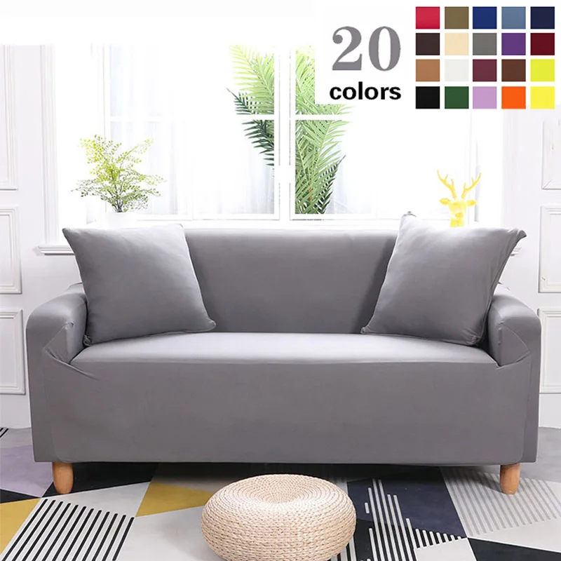 

Sofa Cover for Living Room Elastic Sofa Spandex Modern Polyester Corner Sofa Couch Slipcover Chair Protector 1/2/3/4 Seater
