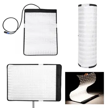 

Falcon Eyes RX-12TD 50W Bi-Color LED Video Light Dual Color Temperature 3000- 5600K LED Foldable Roll Up Portable Photo Light