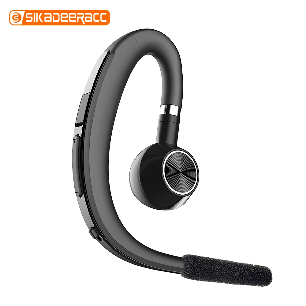 Hooking Wireless Bluetooth Earphone Noise Reduction HD Microphone Stereo Sound Business Headset Long Standby For Samsung S9 Plus |