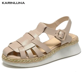 

Karinluna 2020 New Arrivals High Quality Hot Sale Summer Sandals Woman Shoes Buckle Strap Comfortable Shoes Women Sandals Female