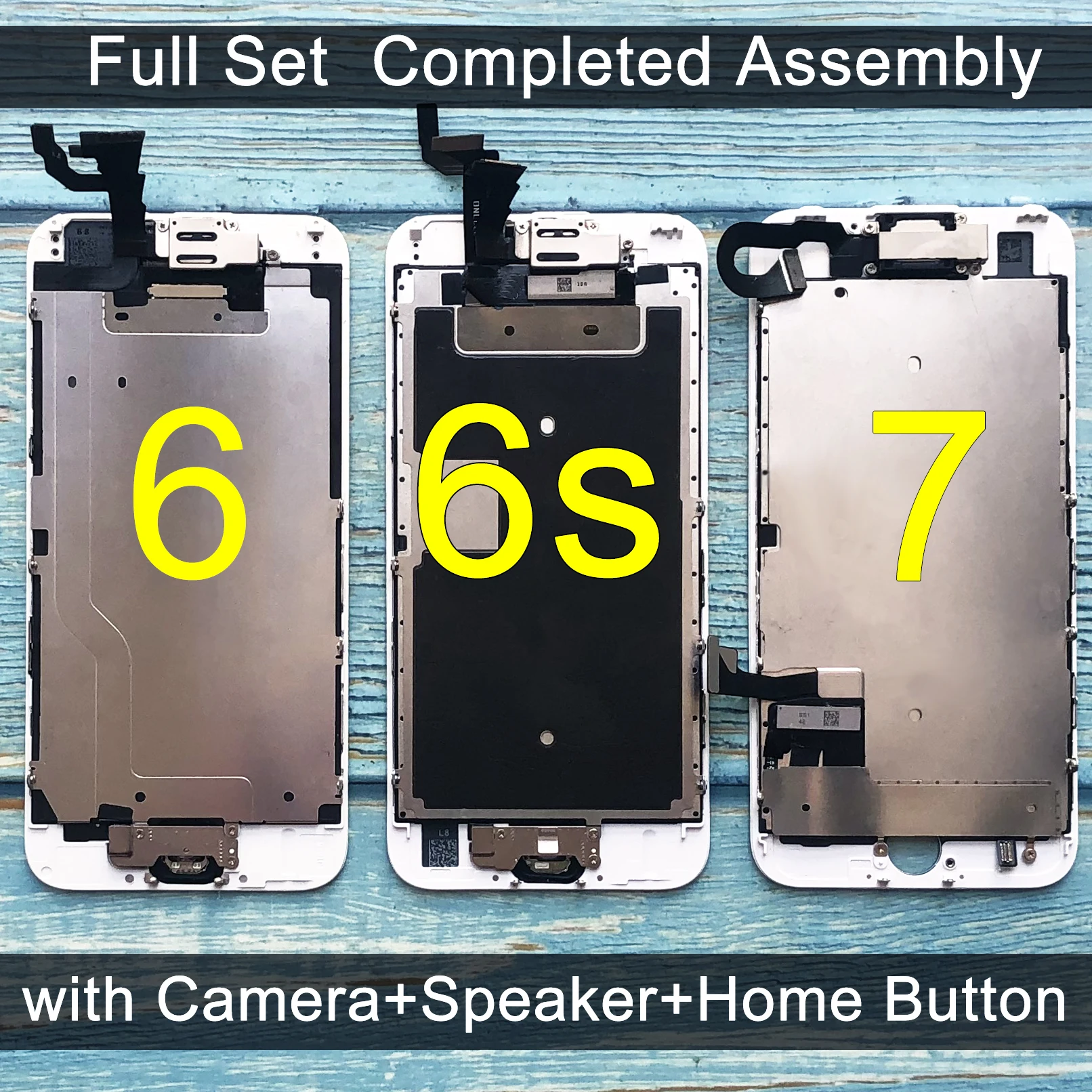 Écran De Remplacement LCD Complet Noir Pour IPhone 6 (4,7 Pouces) - Kit De Réparation Neuf