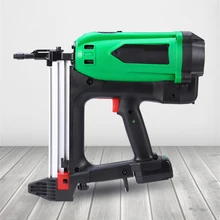 Pistola pneumática de unhas, multifuncional, bateria de lítio, ferramenta pneumática para unhas, estrutura e entradas 13 40mm