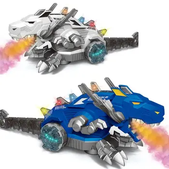 

New Dinosaur Spray Toy Car With Light Music Boys Toy Kids Gift Play Vehicles