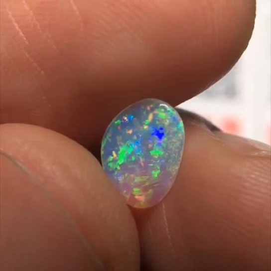 A1225 австралийского происхождения 0.645ct натуральные опалы свободные драгоценные камни бусины для изготовления ювелирных изделий для изготовления колец подвески