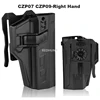 CZ P07 CZ P09 OWB Gun Holster Tactical Hunting Waist Paddle Pistol Handgun Holster Case Outside Waistband Paddle Holster 1