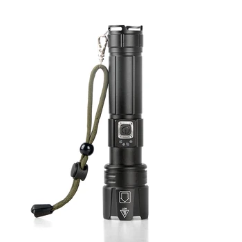 

TOP P70 Lamp Beads Waterproof IPX4 Led Flashlight Torch Usb Rechargeable Zoom Led Torch for Outdoor Riding