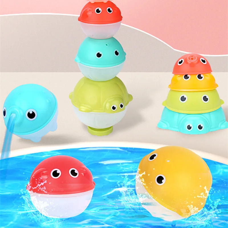 Baby Bath Toys 0 12 Months for Kids Swimming Pool Water Game Wind-up Clockwork Animals Crab Frog for Children Water Toys Gifts