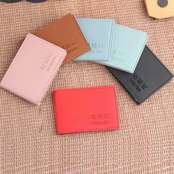 

Driver License Holder Cover Car Driving Documents Business ID Pass Certificate Pu Leather Folder Wallet