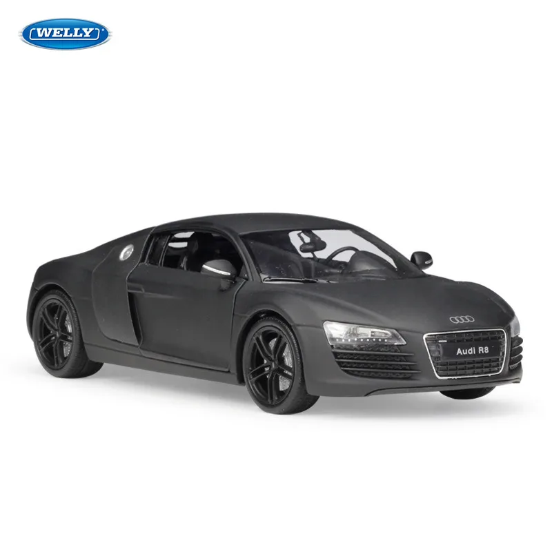 

WELLY 1:24 Audi R8 sports car machine Simulation Alloy Car Model Collection toy tools