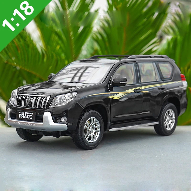 1:18 Toyota PRADO литая под давлением Модель автомобиля игрушки Металлическая Модель автомобиля оригинальная коробка