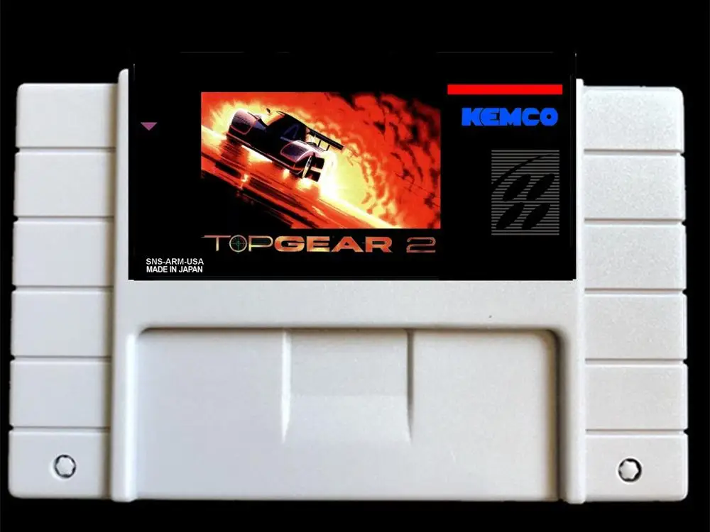 

Top gear 2 USA- NTSC version 46 pins games card for Retro Video games Console !