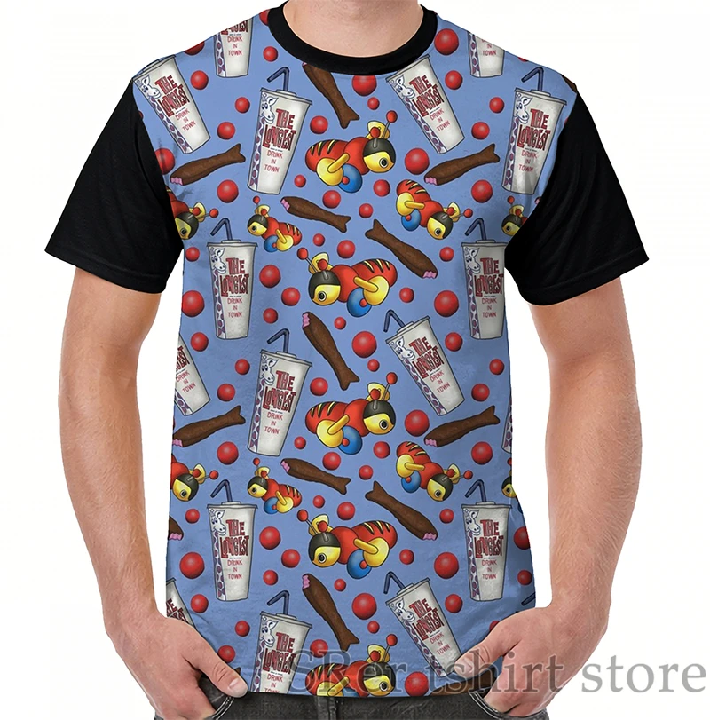 Funny print men t shirt women Tops tee My Favourite Things - Kiwiana (Blue) Graphic T-Shirt O-neck Short Sleeve tshirts | Мужская одежда