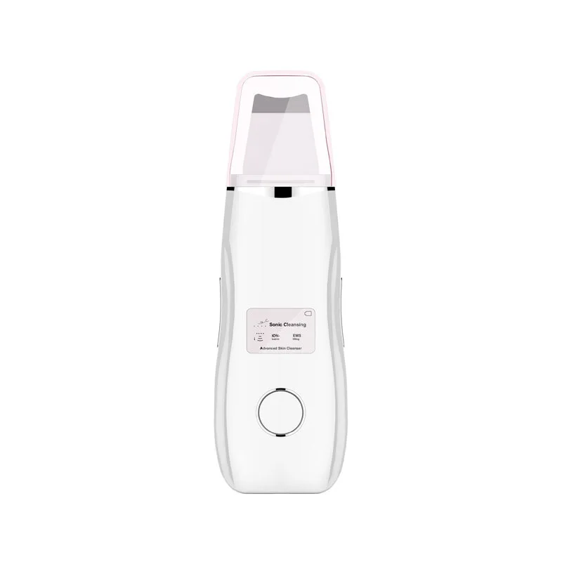  Ultrasonic Facial Skin Scrubber Ion Deep Face Cleaning Face Lift Rechargeable Skin Care Beauty Devi
