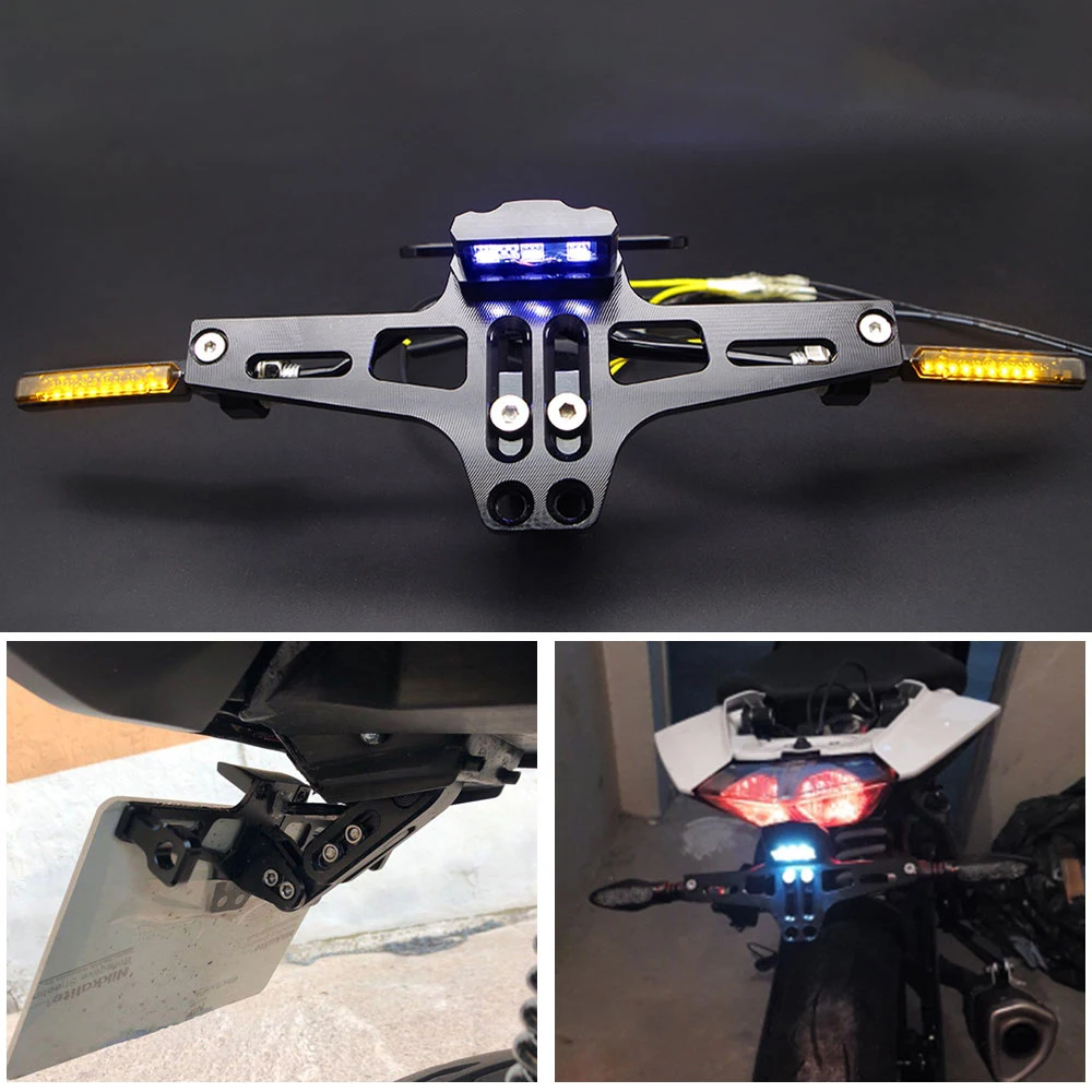 Кронштейн для номера мотоцикла универсальный burgman 125 gsxr 600 k7 ktm 790 duke yamaha mt15 fazer fzs |