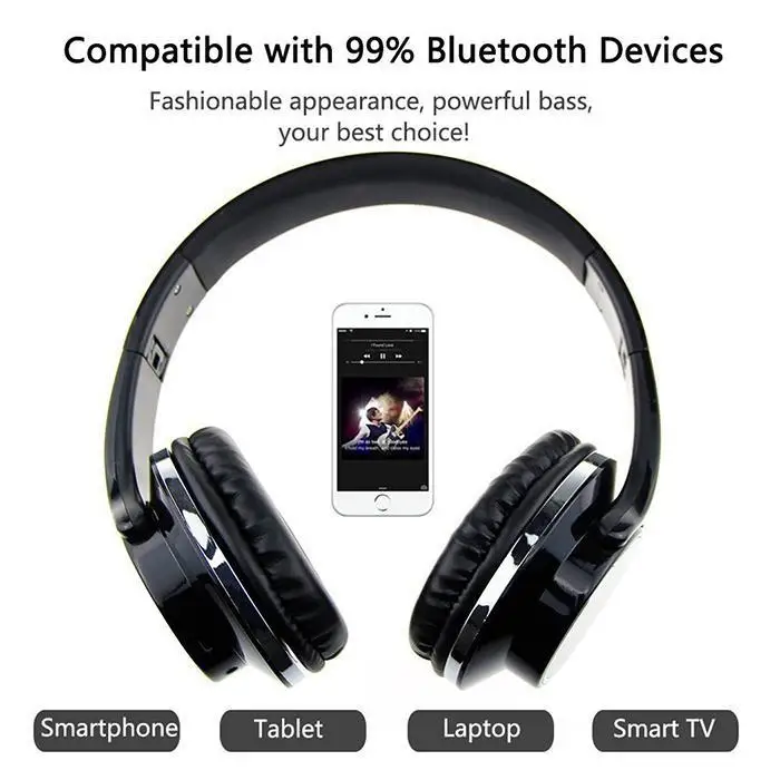 H666 2 в 1 Bluetooth динамик со складными наушниками музыкальный плеер