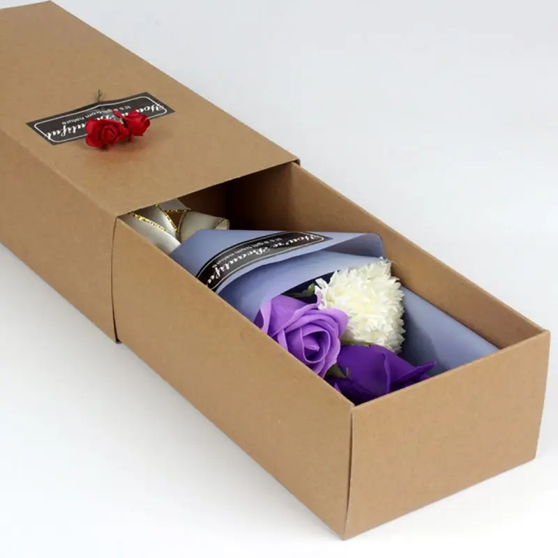 Искусственные ароматизированные розы Букет гвоздик Подарочная коробка для ванны мыло для тела цветок подарок Свадебная вечеринка 3 шт