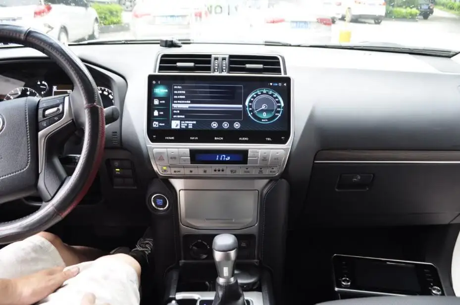 DSP Carplay 1920*720 2G 12,3 дюймов Android 7,1 автомобильный аудио для Toyota Prado Landcruiser FJ150 стерео Vedio GPSNavi мультимедиа